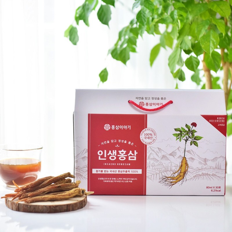 Hong Sam Story Life Ginseng 100% Korean Low-Temperature Aged Ginseng