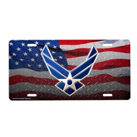 Onestopairbrushshop Air Force license plate