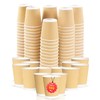 CHEF ROYALE 500x 8oz Disposable Kraft Paper Hot Coffee Cups