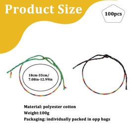 VQEOEOT Friendship Bracelet, Braided Coloured Wire, Sea Fashion Birthstone Bracelets, Red