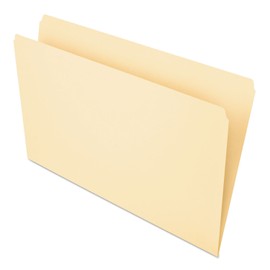 Pendaflex Essentials File Folders, Straight Cut, Top Tab, Legal, Manila, 100/Box