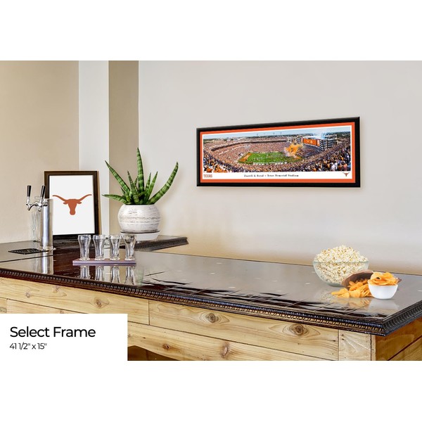 Texas Longhorns Football - Single Mat, Select Framed Picture by