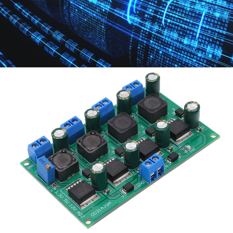 Buck Converter 3A Multi Channel 3.3V 5V 12V Adjustable Output