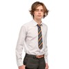 Junior/Childrens 5-15 Years Adjustable Elasticated Belt with Buckle/Brown Leather Fittings.