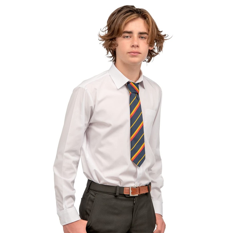 Junior/Childrens 5-15 Years Adjustable Elasticated Belt with Buckle/Brown Leather Fittings.
