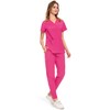 COZYFIT Medical Scrubs for Women Set - Curved V-Neck Scrub