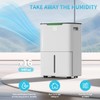 HXCOCKCROW Dehumidifier for Home Basement, 34 Pints Dehumidifiers with Drain