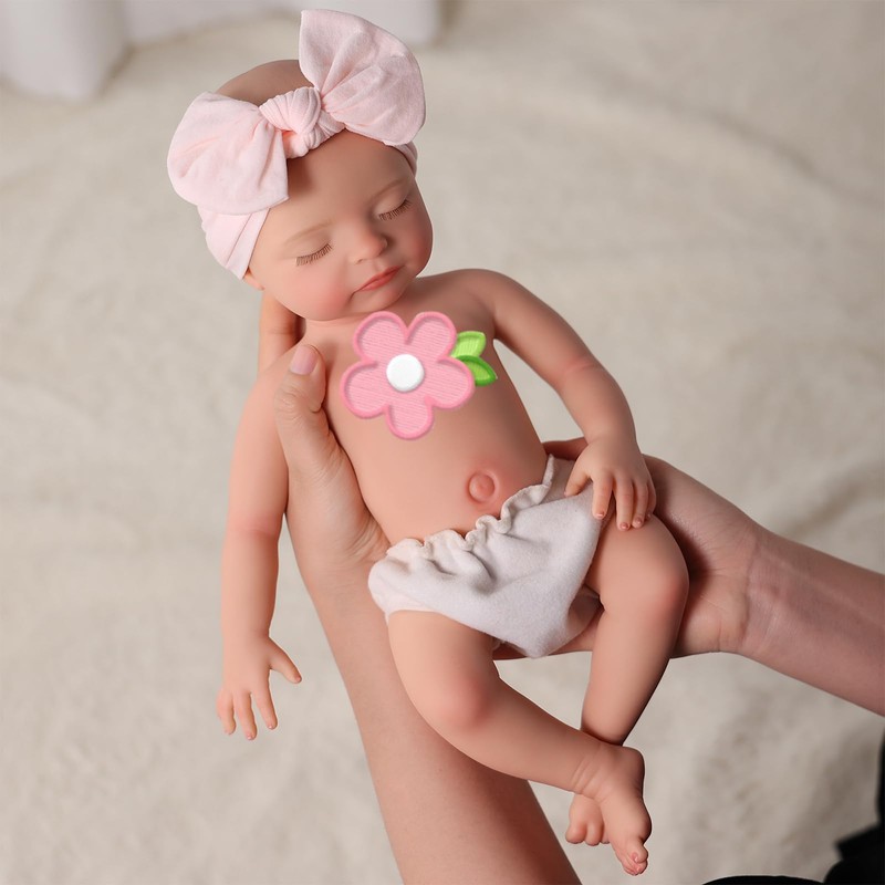 BABESIDE Silicone Baby Doll - 16 Inch (Weight 5 lb)