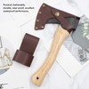 Axe Sheath, Hatchet Sheath, PU Leather, Metal, Lightweight, Portable, Axe