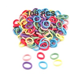 100 Pcs Multicolor Hair Bands for Girls, Seamless Elastic Baby Hair Bobbles, Small Hair Bands, Baby Hair Ties, High Stretch Toddler Hair Bands for Girls Children Toddlers Babies Hair Design