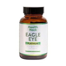 Health Hack Eagle Eye Platinum | Apoya la Visión y Salud Ocular | Polvo de Zanahoria y Extracto de Arándano | Formulado con Zinc, Vitamina E, Vitamina C, Omega-3 y Luteína | Protección Contra Daño Oxidativo