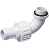 Hayward SP1485 1-1/2-Inch MIP White ABS Full-Flo 90-Degree Sweep Elbow