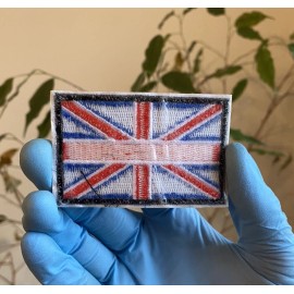 CAT Great Britain Union Jack British England Flag embroidered Iron On Patch NEW