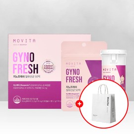Ginofresh Movita 5 billion Ginofresh Vaginal Lactobacillus Respecta Pregnant Women Gut Health Female Nutrient 4 months supply (90 capsules in pouch + 30 capsules in bottle) / 모비타 50억 지노프레쉬 질유산균 리스펙타 임산부 장건강 여성 영양제 4개월분(파우치 90캡슐+병 30캡슐)