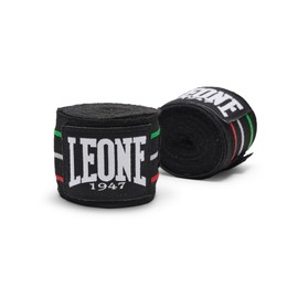 LEONE 1947 Unisex's Flag On Black Hand Wraps-AB705, 350 cm
