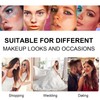 Fenshine Cluster Lashes, Individual Lashes, Wide Stem C/D Curl, 9-15
