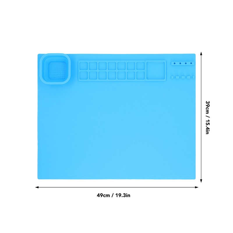 Silicone Painting Mat with Cup DIY Cultivate Artistic Talent Easy