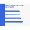 TEST ALL WATER - Round Plastic Test Tubes for Palintest