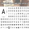 CYNNXIA CYNNXIA 85 PCS Cinema Light Box Letters 65x35mm LED