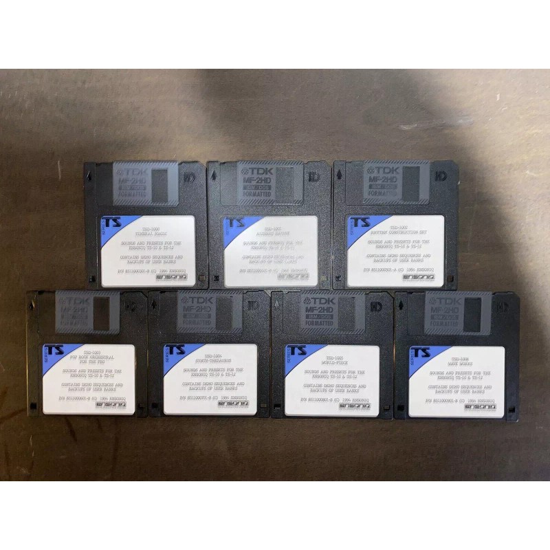 16Samples Ensoniq TS-10 TS-12 Floppy Disks Sound Library - 12