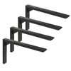 Mooche 25 cm L Shelf Brackets, Pack of 4 Shelf