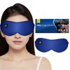RestEase ホットアイマスク 【 あなたの眠りのパートナー 】 USB 充電式 アイマスク ホット (ブルー)
