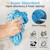 vsshe Microfiber Car Washing Mitts 2PCS, Large Car Wash Mitts,