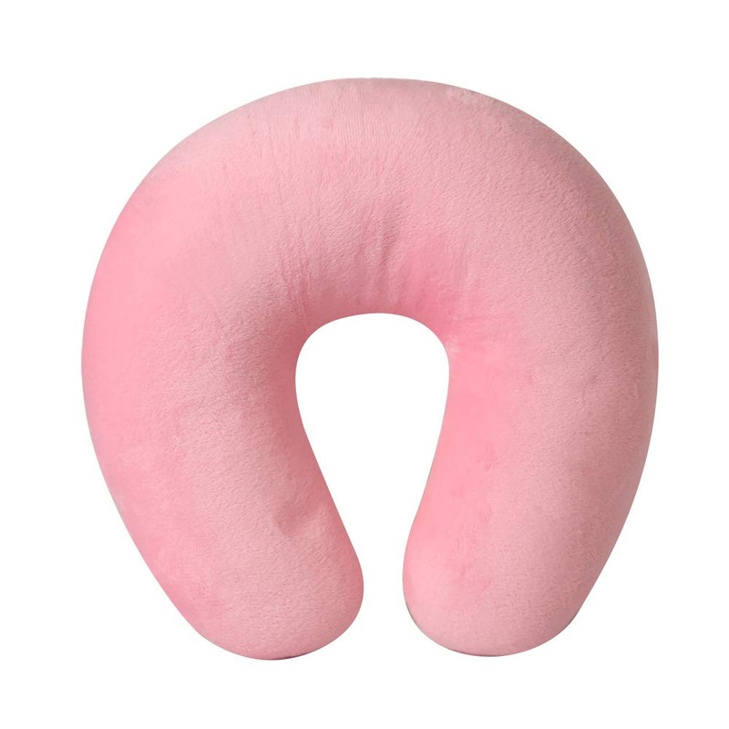 Cloudz Kids Dual Comfort Microbead Travel Neck Pillow - Pink