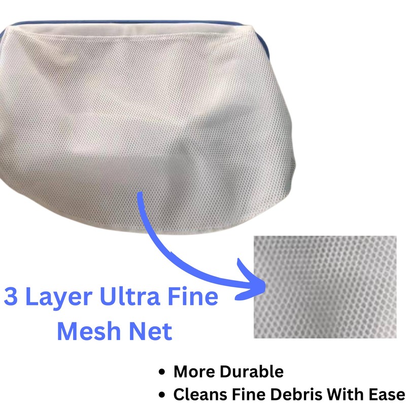 Pool Zing Professional 19" Fine Mesh Pool Skimmer Net -