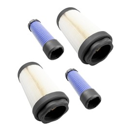 2 Pair Air Filter Replace LVU34503 LVU34504 Fit for John Deere 1023E 1025R 2025R 2026R Tractor, Primary Secondary Filter Inner and Outer Set