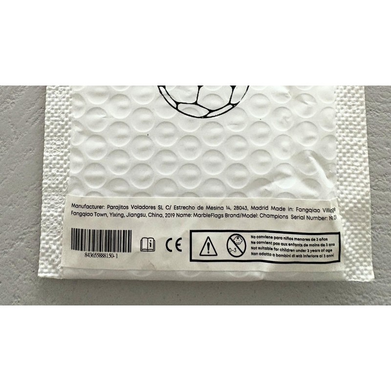 MARBLEFLAGS Luxury 20 Glass Marbles for Children with Flags of