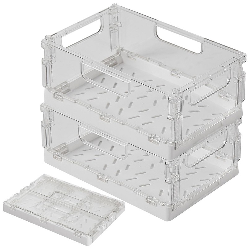 Rosenstein & Söhne Fridge Box: Set of 4 Foldable Fridge
