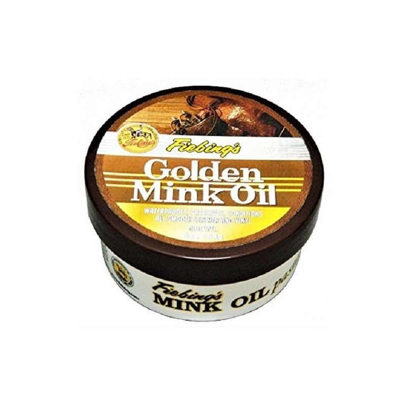 Fiebing's Golden Mink Oil Leather Preserver, 6 oz (2 Pack)