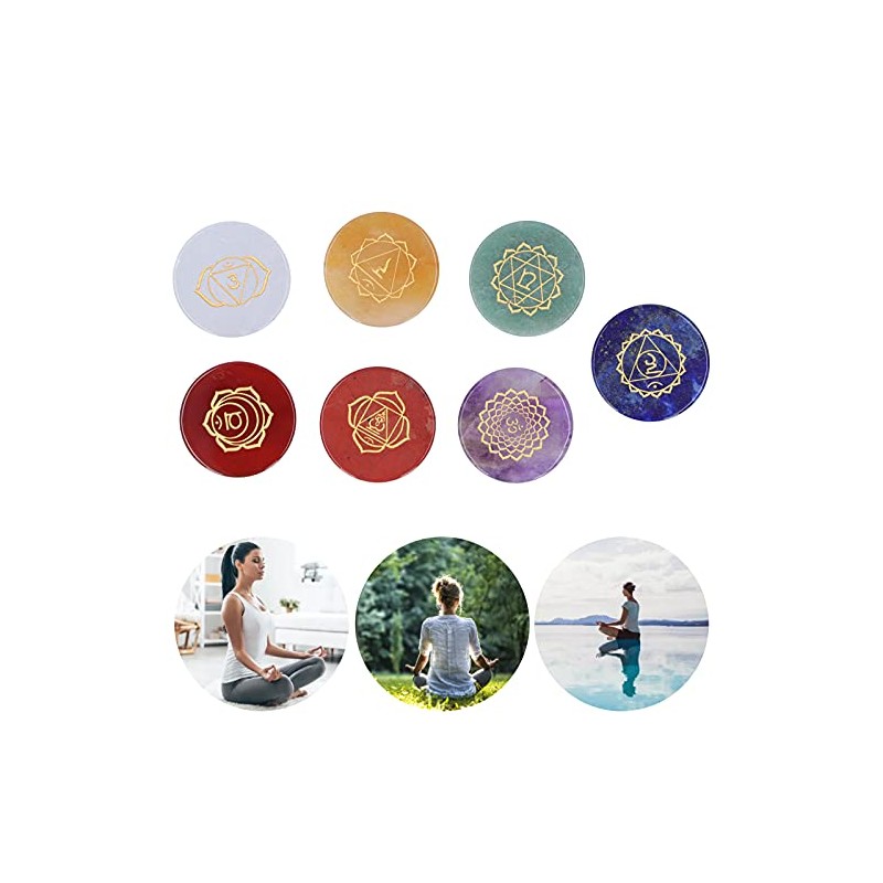 7 Chakra Multi Stone, Reiki Healing Crystals Piedras Preciosas con