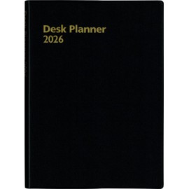 Hakubunkan Notebook 2026 Year B6 Weekly Desk Planner 7 Days Black No.176 (Starts January 2026)