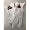 Freemason Masonic Royal and Select Mason Dress Gloves