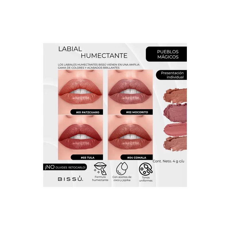 Kit Bissú 6 Labiales Humectantes Para Toda Ocasión