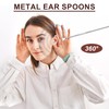 40pcs Ear Spoon Stainless Steel Ear Pick Earwax Removal Tool