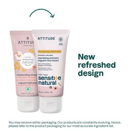 ATTITUDE Protective Body Ointment, Plant and Mineral-Based Ingredients, Vegan and Cruelty-free Personal Care Products for Sensitive Skin, Unscented, 2.5 Fl Oz