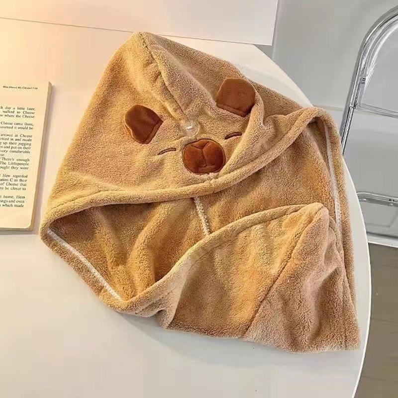 Towel for Hair,Capybara Towel Wrap - Soft Headwear Hat Cute