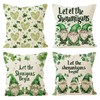 Mtruil St. Patrick’s Day Pillow Cover 4 Pcs Lucky Clover