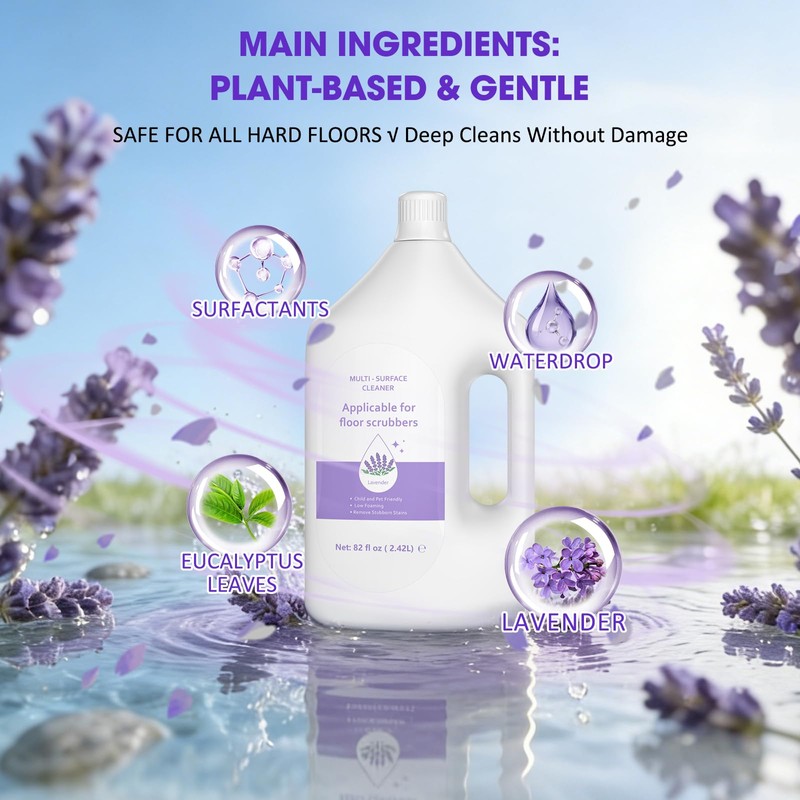 ZORAST 82 FL OZ/2.42 L Lavender Scented Floor Cleaning Solution