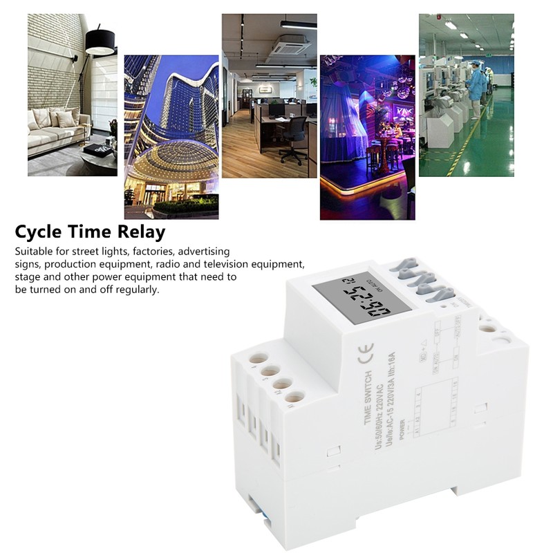 TM625Y Annual Cycle Timer Relay Power Switch Timer Din Rail