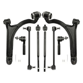 KAX Front Lower Control Arm w/Ball Joint & Sway Bars & Tie Rods Suspension Kit for Chrysler Pacifica 2004 2005 2006 2007 2008 K621361 K621362 8pcs