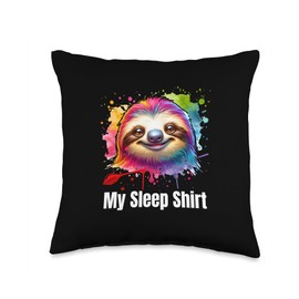 My Sleep Tea Good Night Sleep Outfit Gifts Children Throw Pillow