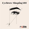 Rubis Classic Stainless Steel Slanted Tweezers for Precise Eyebrows and