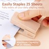 NUSIGN Mini Stapler with 830 Staples, Small Cute Desk Staplers,