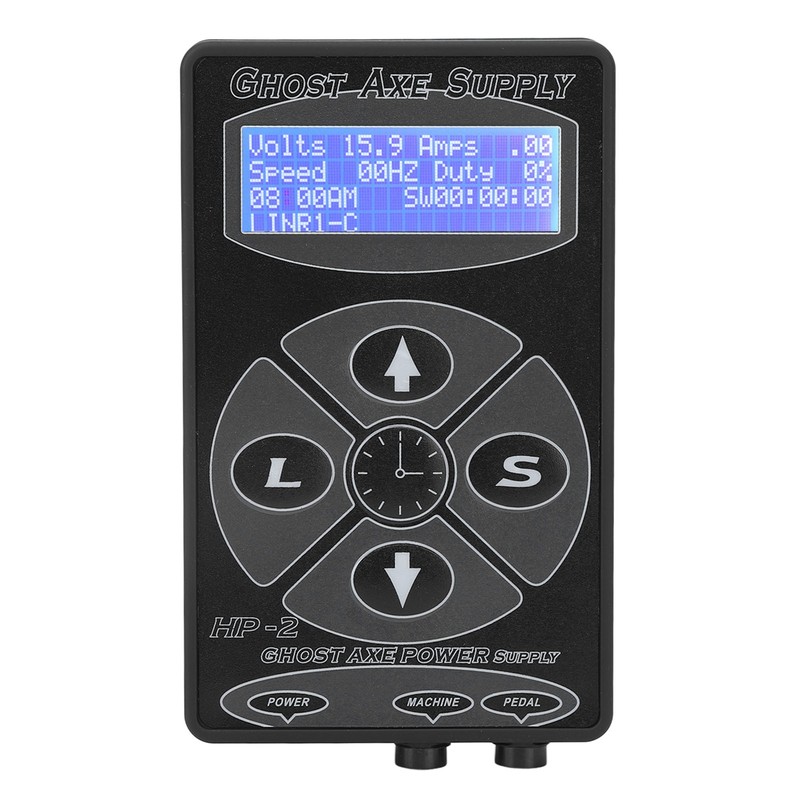 Tattoo Power Supply LCD Screen 2 Pedal Modes Timing Good
