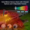 ChunHee Solar Animal Detterent Outdoor,Motion Activated Deer Deterrent,Support Recording&±Volume,Deter Deer,
