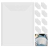 Briartw 80 PACK Storage Envelopes,Clear 7x9.4" Resealable Plastic Envelopes Pockets